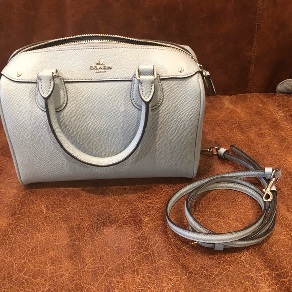 Sky Blue Mini Bennett Handbag - Picture 4 of 6